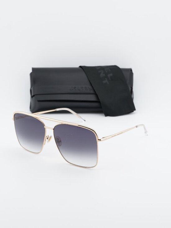 Isabel Marant IM 0118/S 0000 9O Square Sunglasses - Gold / Grey main image 7